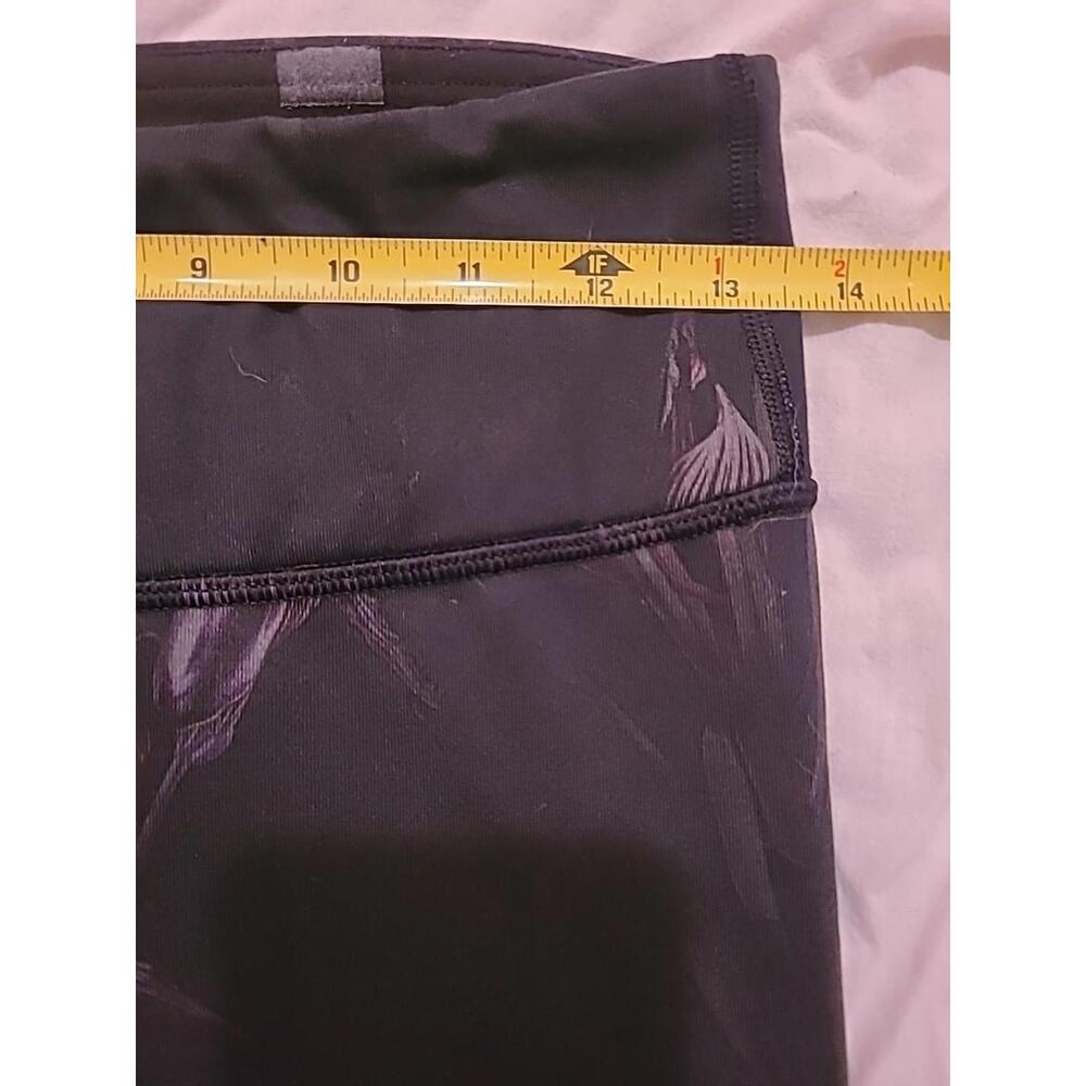 Lululemon Leggins Womens Sz 6 Wunder Under Midnight Iris Multi Black Gym Yoga - Picture 8 of 9